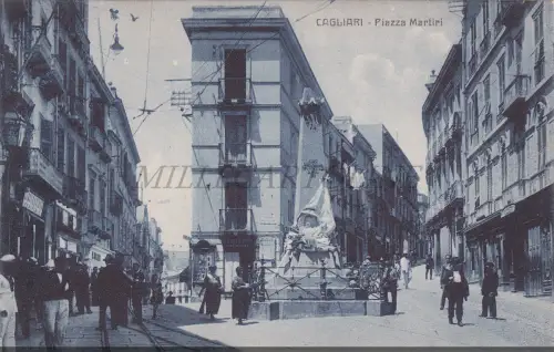 CAGLIARI - Piazza Martiri, Postkarte