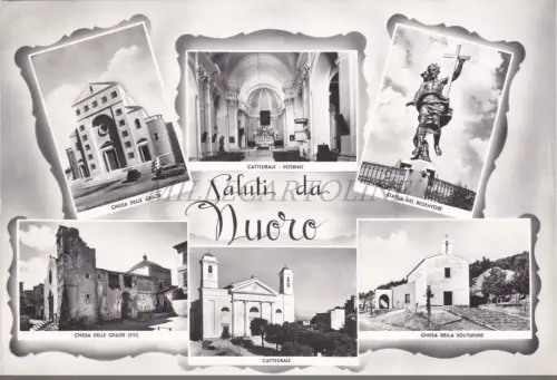 NUORO - Grüße, Ansichten, Postkarte 1962