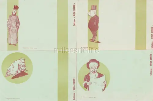 * MODENA - Serie von 12 Postkarten - Zeitung Duca Borso 1901, Ill.Tirelli