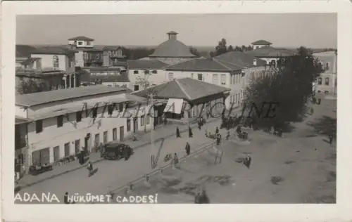 TÜRKEI - Adana, Hukumet Caddesi, Fotopostkarte 1942