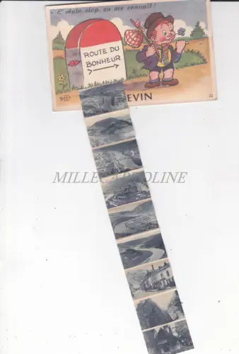 LEPORELLO POSTKARTE - Revin, Auto-Stop, Bonheur France 1956 Bozz