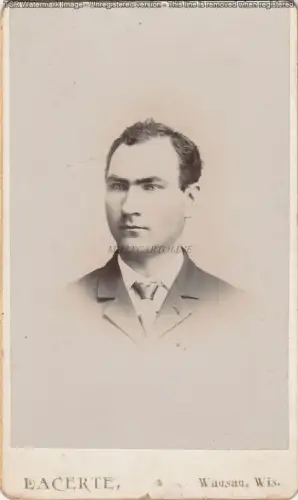 CDV FOTO - Wausau Wisconsin - Lacerte Photographer - Man 