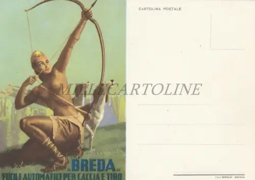 # MUNDSTÜCK: WERBUNG VON BREDA AUTOMATISCHE GEWEHRE FÜR JAGD UND SCHIESSEN