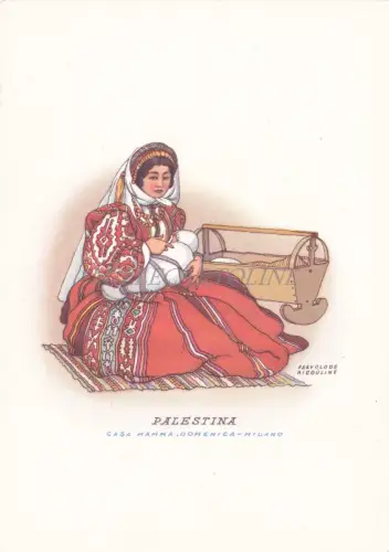 PALÄSTINA - Casa Mamma Domenica, Nicouline, Postkarte