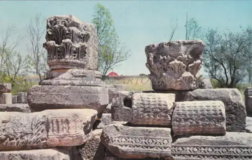 ISRAEL - Kfar Nahoum, Alte Synagoge, Postkarte