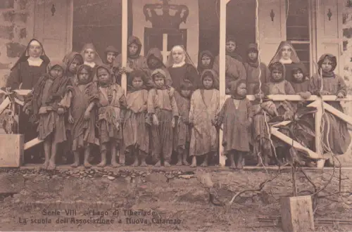 PALÄSTINA - Lago di Tiberias, Scuola Associazione Nuova Cafarnao, Postkarte