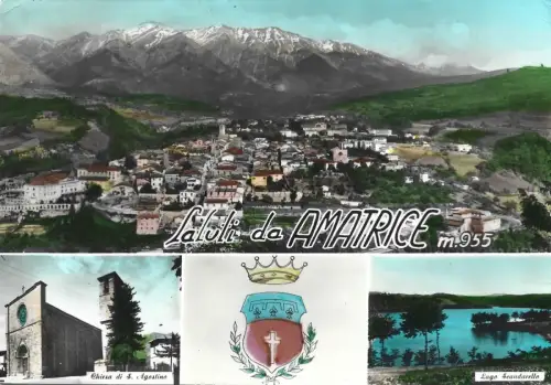 AMATRICE - Saluti - Postkarte Ed.Piccirilli