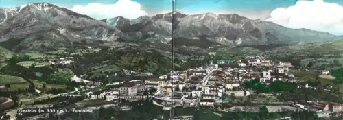 AMATRICE - Teilansicht der Lagaberge mit Gorzano - Doppelkarte 2