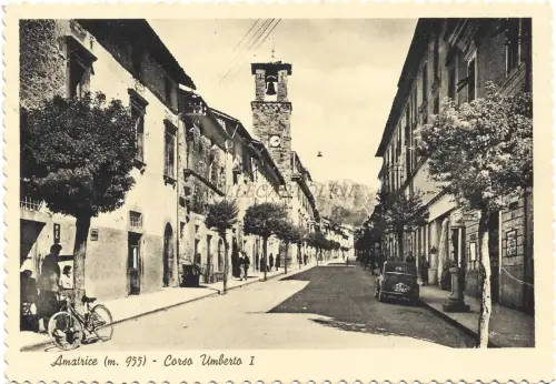 AMATRICE - Corso Umberto I m.955 Postkarte Ed.Piccirilli
