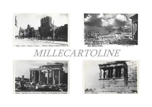 GRIECHENLAND - Athen, 12 Fotopostkarten