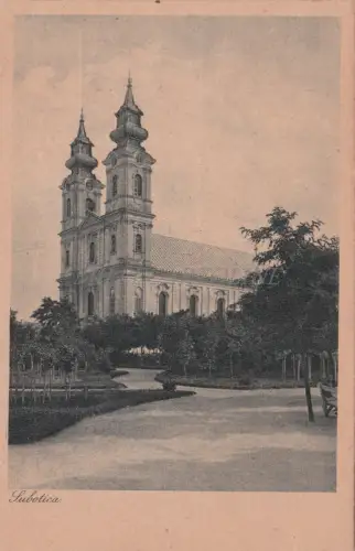 SERBIEN - Szabadka Subotica, Ansicht, Postkarte 4