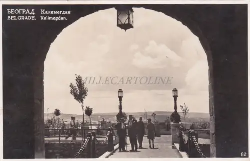 SERBIEN - Beograd Belgrad, Kalimegdan, Fotopostkarte
