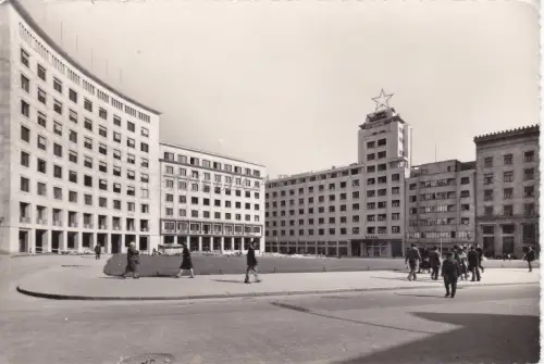 SERBIEN - Beograd Belgrad, Trg Marksa I Engelsa, Postkarte