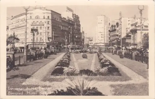 SERBIEN - Beograd Belgrad, Hotel Balkan, Fotopostkarte