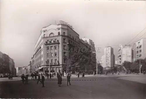 SERBIEN - Beograd Belgrad, Terazije, Postkarte 1957