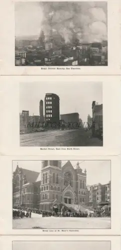 CALIFORNIA - San Francisco Earthquake & Fire - 24 Views 1910