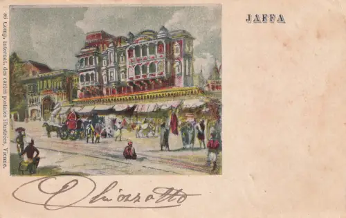 PALÄSTINA ISRAEL - Jaffa - Ansichtskarten Wien 1900 Kairo, Postkarte