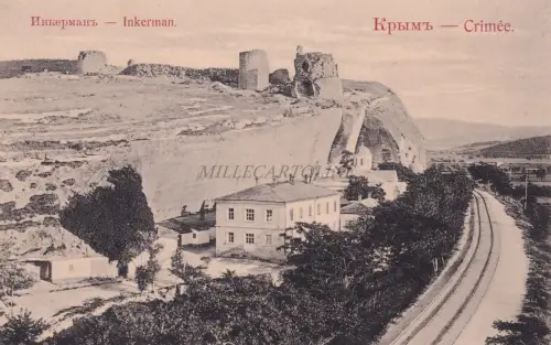 KRIM - Krim Крым - Inkerman Инкерман (Sewastopol Севасто́поль) Postkarte 1910