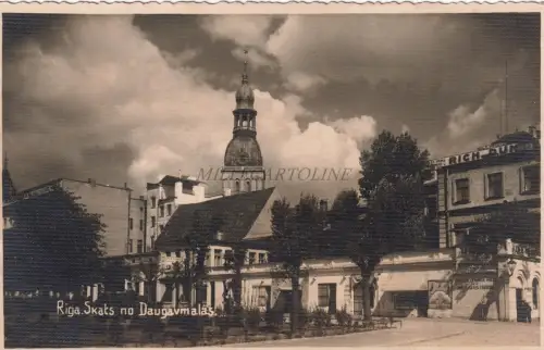 ESTLAND EESTI - Riga - Skats no Daugavmalas 1936 Foto Postkarte RPPC