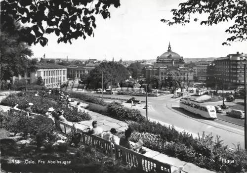 NORWEGEN - Oslo, Fra Abelhaugen 1953 Postkarte