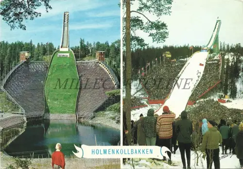 NORWEGEN - Oslo, Holmenkollbakken, Postkarte