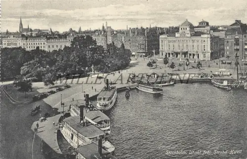 SCHWEDEN - Stockholm, Utsikt fran Strand Hotell