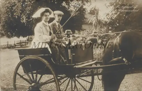 SCHWEDEN - Stockholm, Hertigparet af Sodermanland, Foto Postkarte 1908