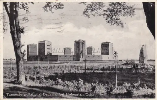 POLEN - Tannenberg-National-Denkmal bei Hohenstein/Ostpr., Postkarte 1937