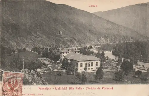 LANZO TORINESE - Fonghiera Eletricità Alta Italia 1904