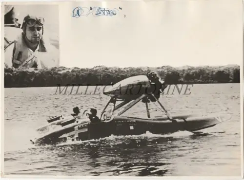 MOTORAUTICA - Franco Venturi Wasserrutsche - Weltrekord Savoyen 1951 Foto