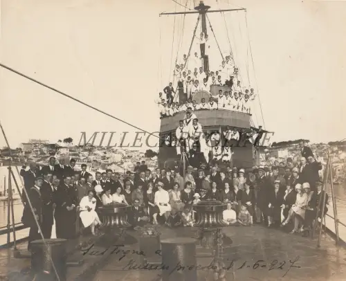 REGIA MARINA - Entdeckerschiff Tiger in Lošinj Klein Mali Lošinj 1927 Foto