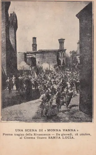 EINE SZENE VON MONA VANNA - Tragisches Gedicht Renaissance, Kino Teatro Santa Lucia