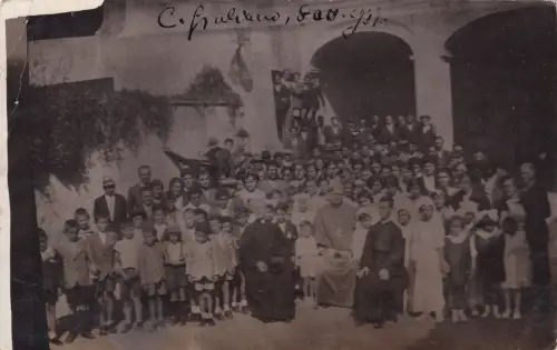 CASTEL GIULIANO - Bracciano - Monsignore Martinelli 1937 Private Fotokarte