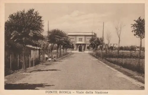 PONTE RONCA (Zola Predosa) - Viale della Stazione - Postkarte Ed.Masotti