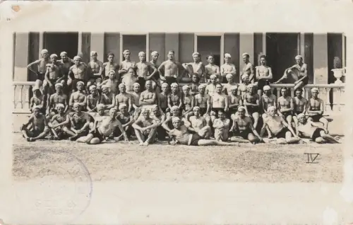 PESCARA RIVIERA - Militärregiment am Meer - Fotokarte G.Di Tonto