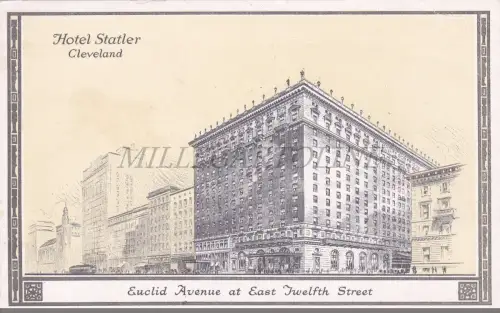 OHIO - Cleveland, Hotel Statler, Postkarte