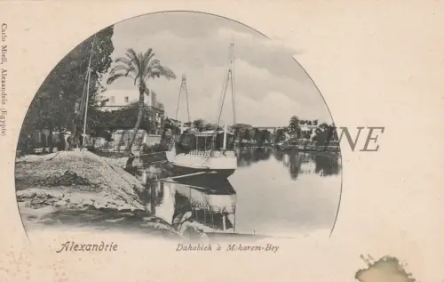 ÄGYPTEN - Alexandria, Dahabieh bis Moharem-Bey