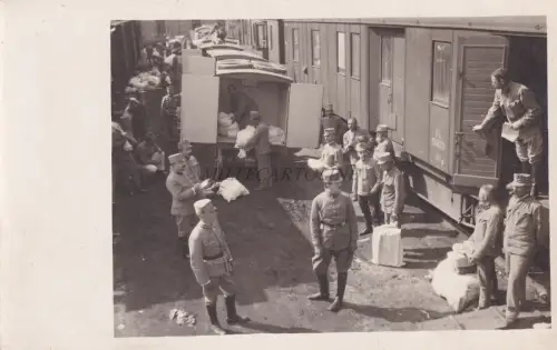 WWI - Österreichisch Ungarische Armee - K.K.Feldpost Zug, Militärpost - Fotopostkarte