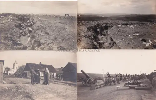 WWI - Österreichische Armee - Galicien Russland Polen 1916 Schützengräben 6 Fotopostkarte