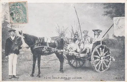 FRANKREICH - Bagneres de Luchon, Fete des Fleurs de Luchon, Postkarte