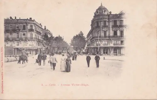 FRANKREICH - This, Sète, Avenue Victor Hugo, Postkarte
