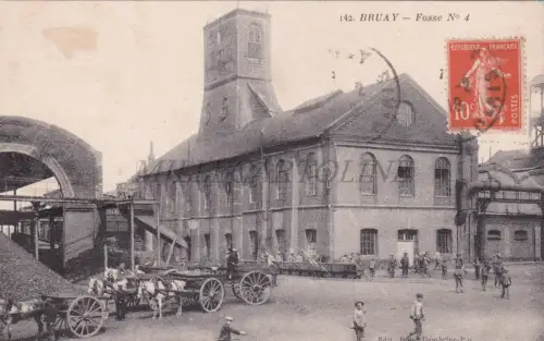 FRANKREICH - Bruay, Fosse N° 4, Postkarte