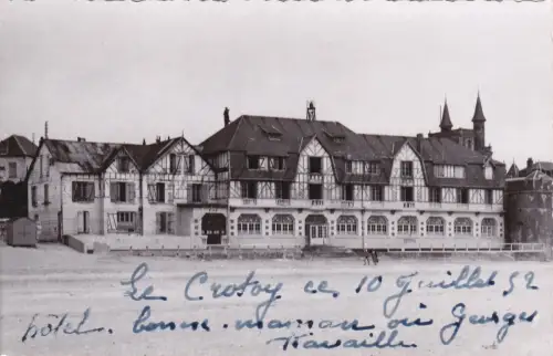 FRANKREICH - Le Crotoy, Plage, Fotopostkarte