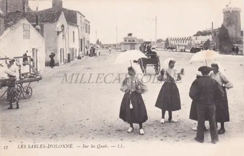 FRANKREICH - Les Sables-D'Olonne, Sur les Quais, Postkarte 1905