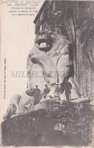FRANKREICH - Belfort, Le Lion, Postkarte