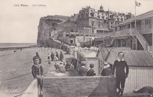 FRANKREICH - Puys, Les Cabines, Postkarte 1914