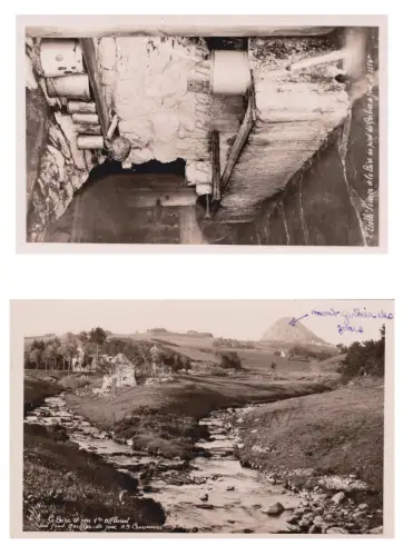 FRANKREICH - Mont Gerbier de Jonc, 2 Fotopostkarten