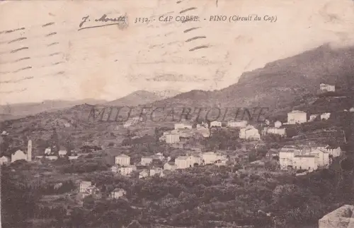FRANKREICH - Pino, Cap Corse, Postkarte 1927