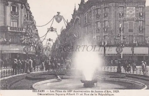 FRANKREICH - Les Fetes du 500 Anniversaire de Jeanne D'Arc 1929, Postkarte