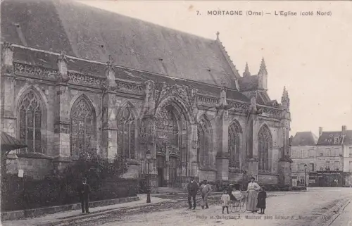 FRANKREICH - Mortagne, Eglise, Postkarte 1912